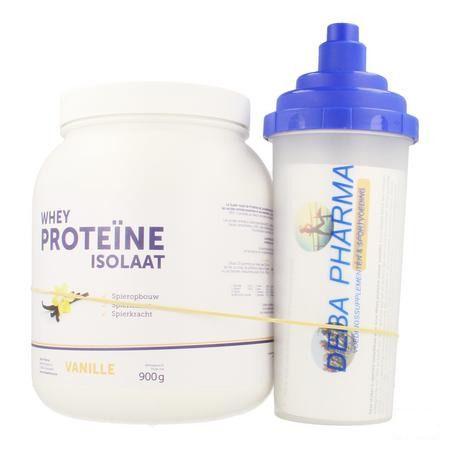 Whey Proteine Isolaat Vanille Capsule 900 gr  -  Deba Pharma