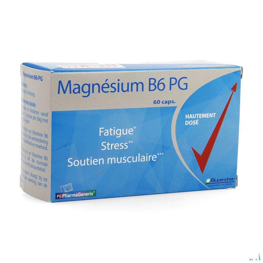 Magnesium B6 Pg Pharmagenerix Capsule 60  -  Superphar