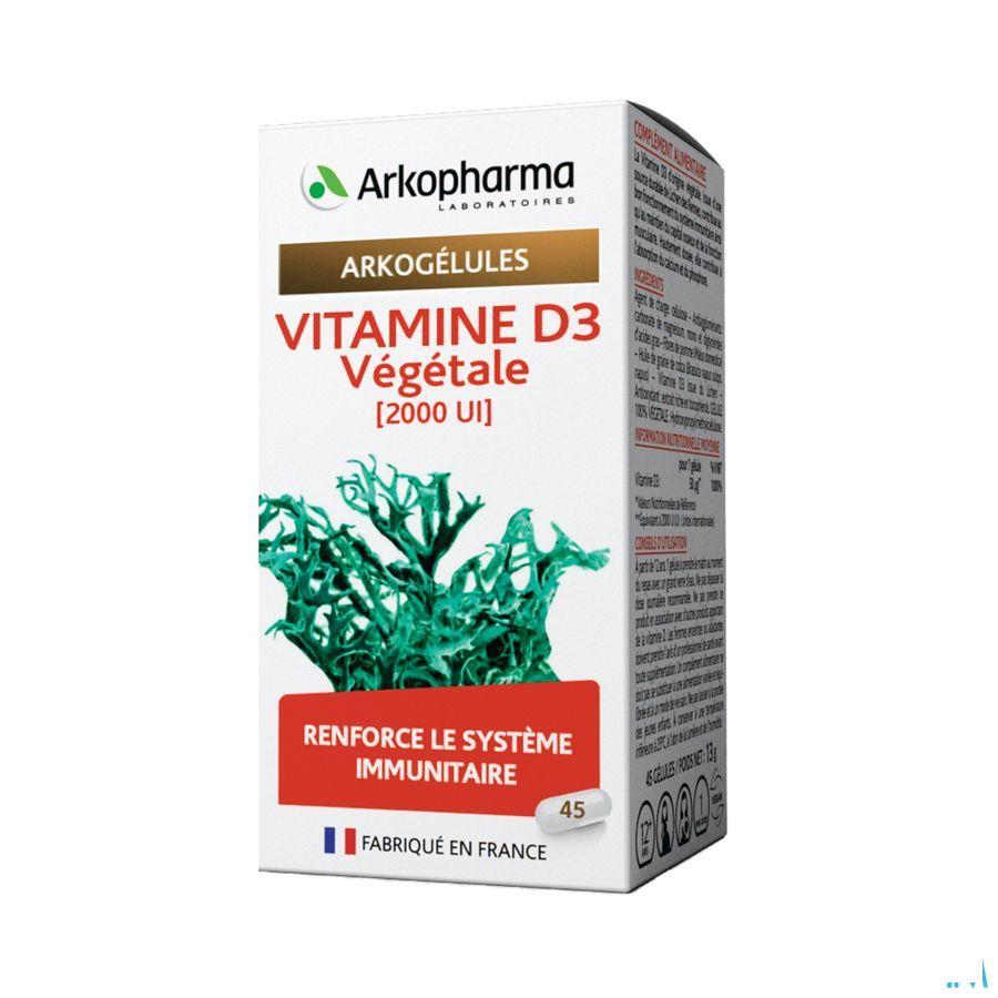 Arkocaps Plantaardige Vitamine D3 Caps 45  -  Arkopharma 