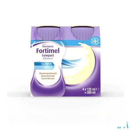 Fortimel Compact 2.4Kcal Banaan 4X125ml