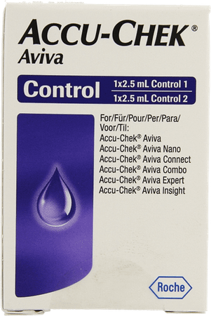 Accu Chek Aviva Control 2x2,5 ml 4455215001  -  Roche Diagnostics