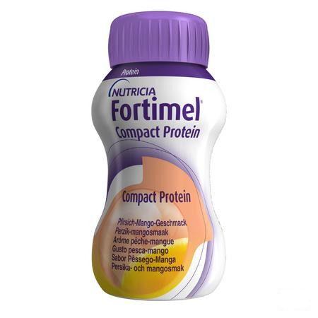 Fortimel Compact Protein Perzik-mango 4x125 ml  -  Nutricia