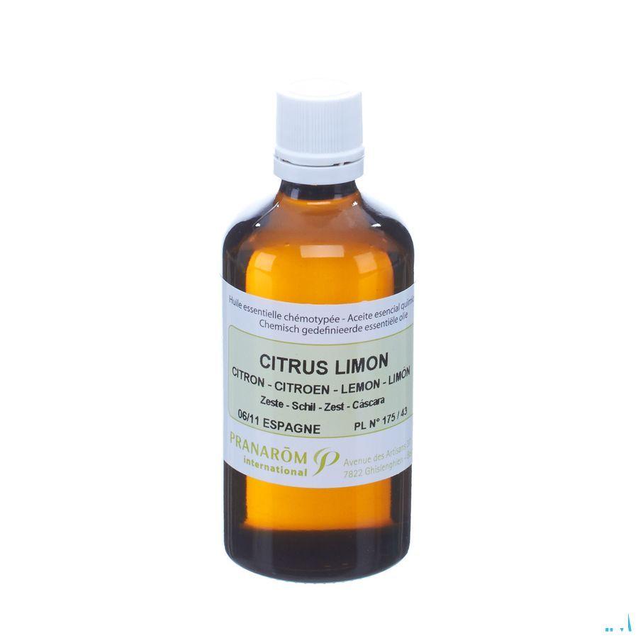 Citron Zeste Huile Essentielle 100 ml  -  Pranarom
