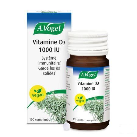 Vogel Vitamine D3 1000 Tabletten 100  -  A.vogel