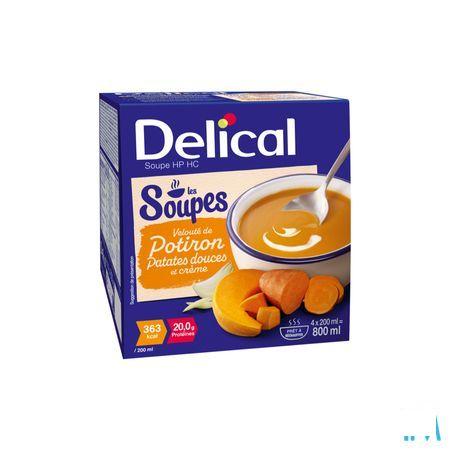 Delical Soupe Vel.Potiron Patates Douces & Cr4 x 200 ml