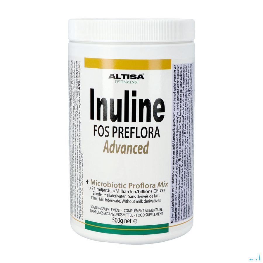 Altisa Inuline Adv.fos Preflora + proflora Mix 500 gr  -  Dieximport