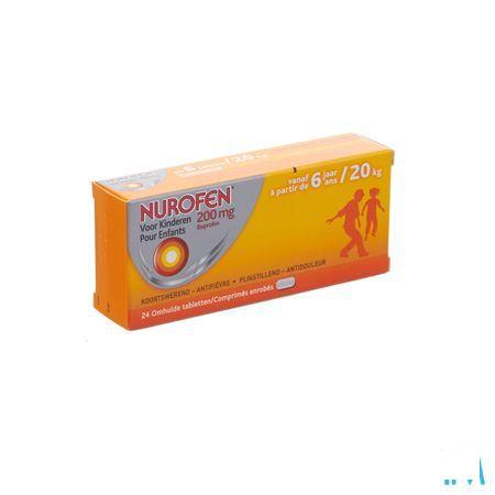 Nurofen Enfant 200 mg Comprimes Pellicules 24 2475739