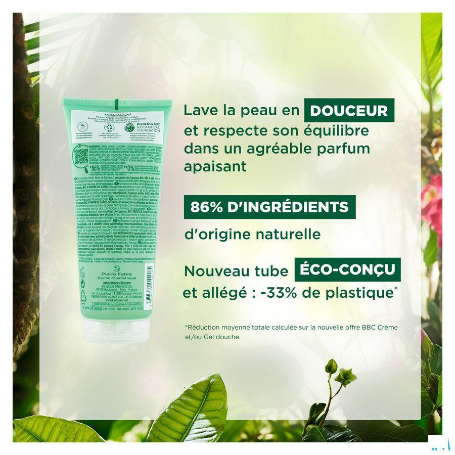 Klorane Lichaam Douchegel Seve Bamboe 200 ml