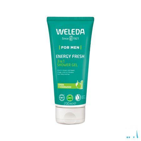 Weleda Men Energy Fresh 3En1 Gel Douche Tube 200 ml