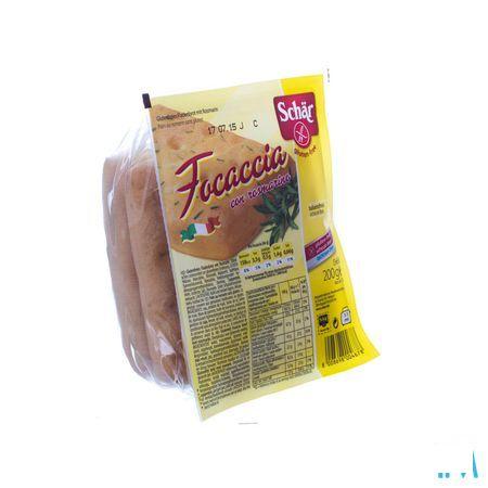 Schar Focaccia Rosmarin Glutenvrij 200 gr 6650  -  Revogan