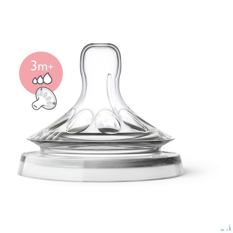 Philips Avent Natural 2.0 Zuigspeen Variabel Scf045/27  -  Bomedys