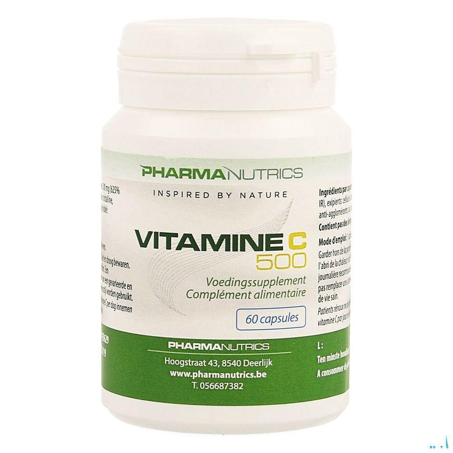 Vit C 500 V-Caps 60 Pharmanutrics  -  Pharmanutrics
