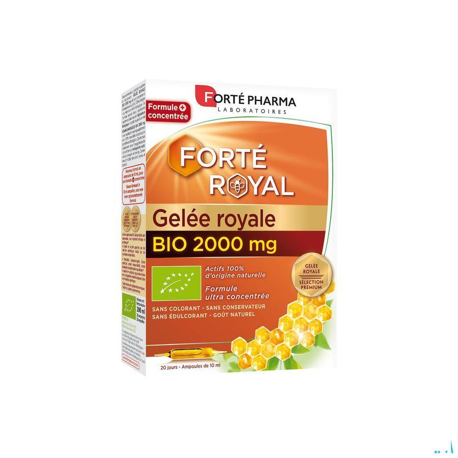 Koninginnengelei Bio 2000Mg Amp 20X10ml  -  Forte Pharma