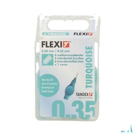 Flexi Turquoise Borsteltje Extra Micro Fine 6  -  Deprophar