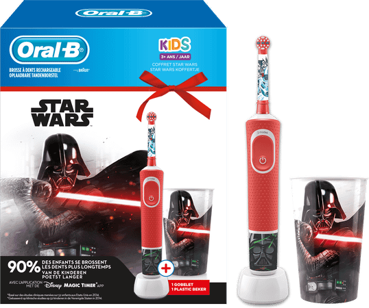 Oral-B Kids D100 Star Wars + Eb10+ Gobelet Grat.