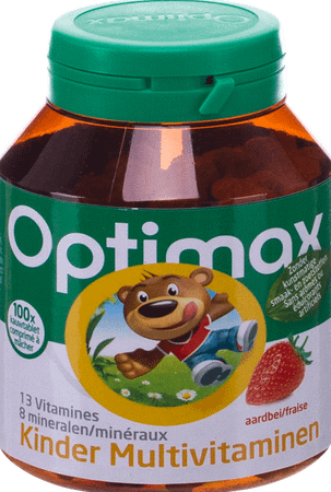 Multivitamines Enfants Fraise Tabl 100 Optimax
