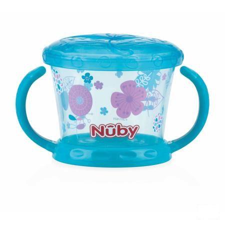 Nuby Designer Series Snackhouder Azuur 12m +-  New Valmar