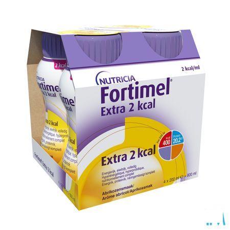 Fortimel Extra 2Kcal Abrikoos 4X200 ml  -  Nutricia