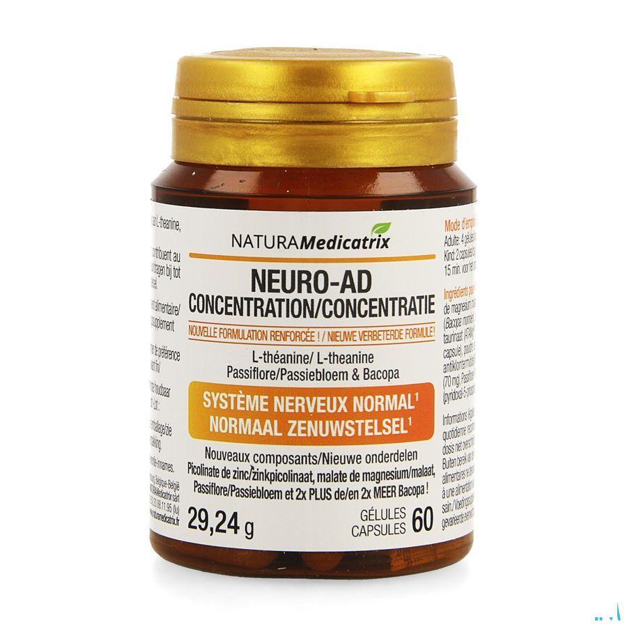 Neuro-ad Concentration Pot Capsule 60  -  Natura Medicatrix