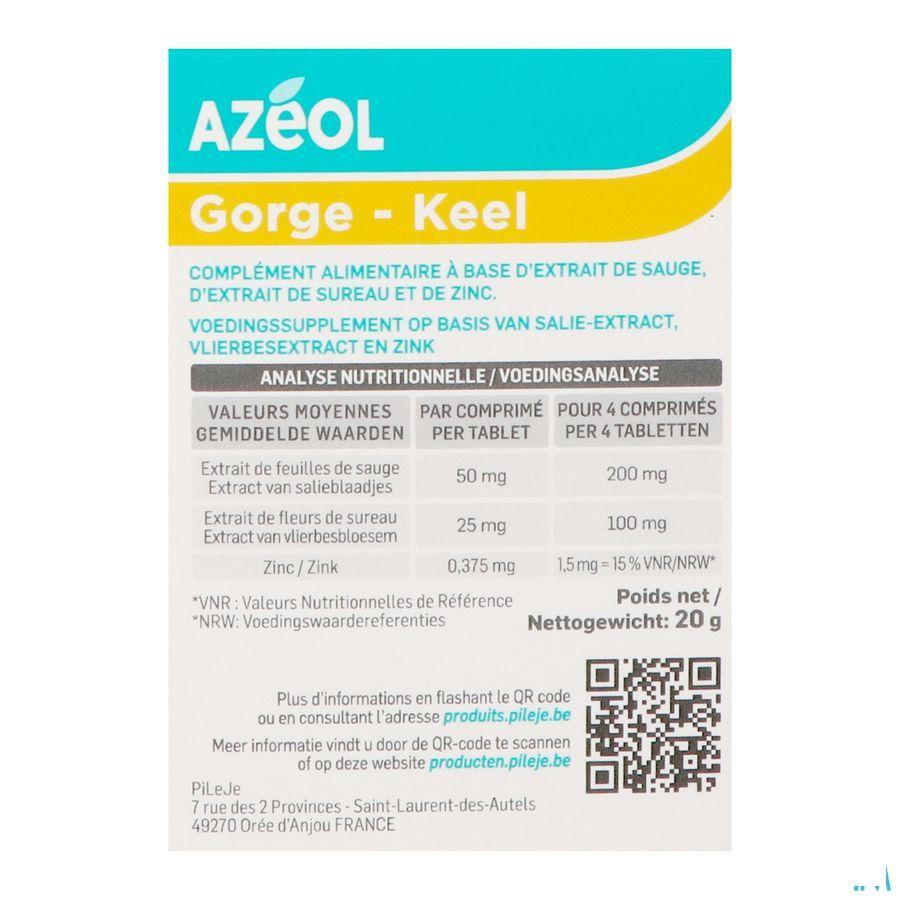 Azeol Gorge Menthe Comp Sucer 30