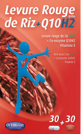 Levure Rouge De Riz Ortho Q10 H2 Gel 30  -  Trenker
