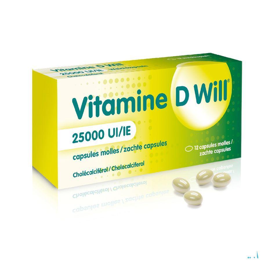 Vitamine D Will 25000Ie Zachte Caps 12  -  Will Pharma