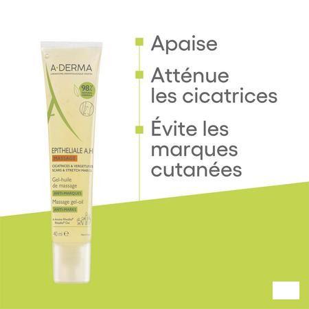 Aderma Epitheliale Ah Gel-Olie Massage 40 ml  -  Aderma