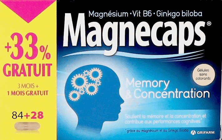 Magnecaps Memory  &  Concentration Caps 84+28 Grat.