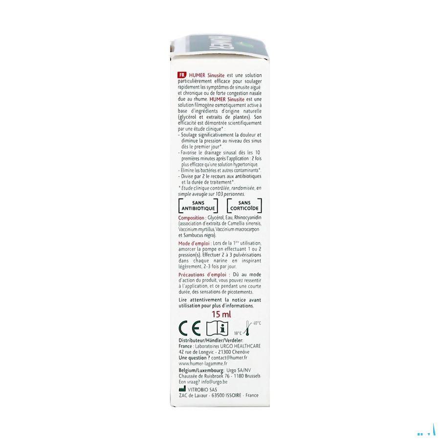 Humer Sinusitis Neusspray 15 ml  -  Urgo Healthcare
