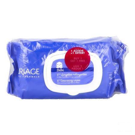 Uriage Bebe 1ere Lingettes Nettoyantes 2x70