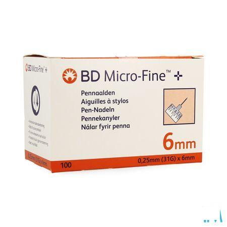 Bd Microfine Pennaalden 0,25Mm 31G 6Mm 100 320734
