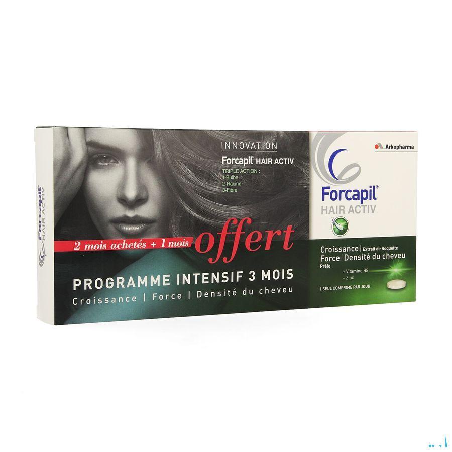 Forcapil Hair Activ Comprimes 3x30 3 Mois  -  Arkopharma