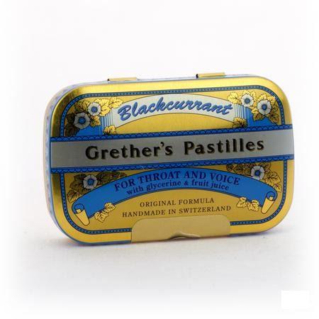 Grether's Pastilles Blackcurrant Dragee 60 gr  -  Melisana