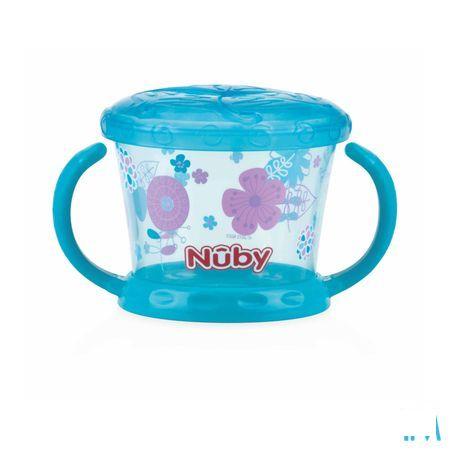 Nuby Designer Series Snackhouder Azuur 12m +-  New Valmar