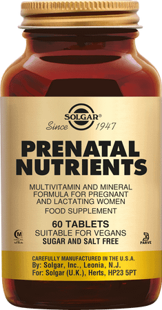 Solgar Prenatal Nutrients Tabletten 60  -  Solgar Vitamins