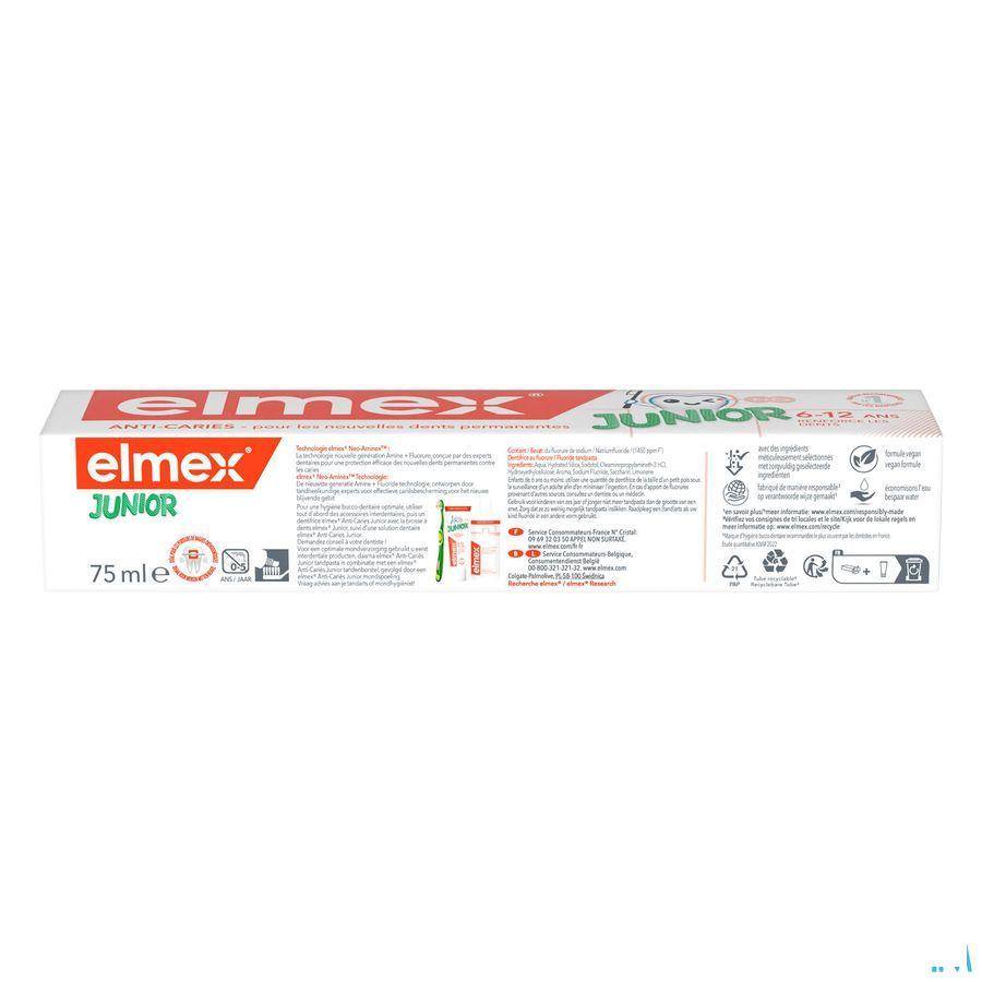 Elmex A/Caries Junior Dentifrice 75 ml