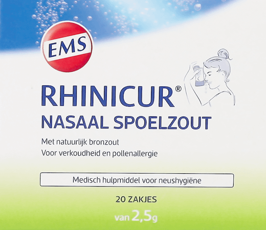 Rhinicur Nasaal Spoelzout Zakje 20x2,5 gr