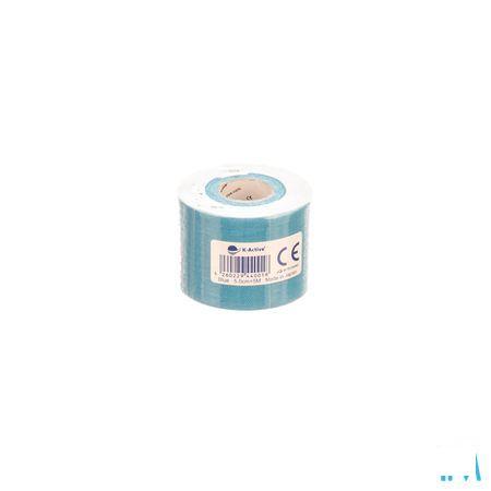 Kinesio-tex Tape Adhesive Blauw 5cmx4m  -  Naqi