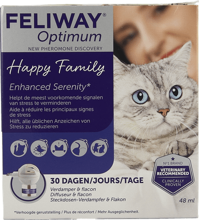 Feliway Optimum Chat Diffuseur + 30 Jour Fl 48 ml