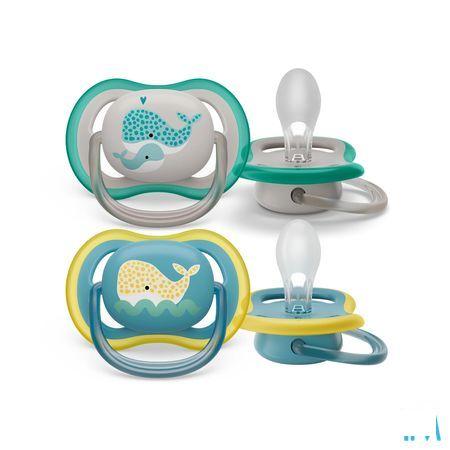 Philips Avent Fopspeen +18M Ultra Air Walvis 2