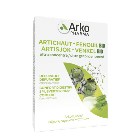 Arkofluide Artisjok Venkel Bio Ampullen 20  -  Arkopharma