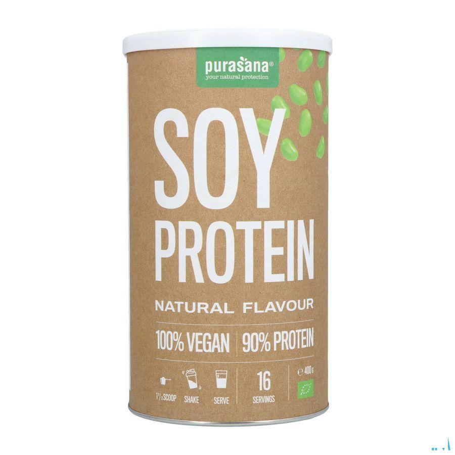 Purasana Plant.protein Soja 90% Nature Bio 400 gr