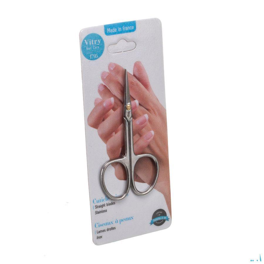 Vitry Classic Schaar Velletje Recht Inox 1009  -  Vitry