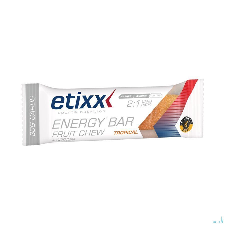 Etixx Energy Bar Fruit Tropical 38 g  -  Ceres Pharma