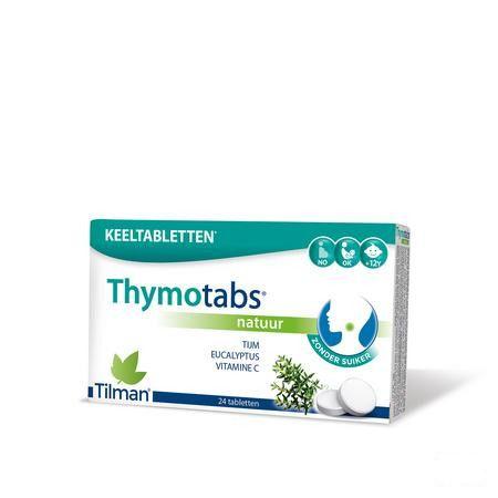Thymo Tabletten Natuur Zuigtabl 24  -  Tilman