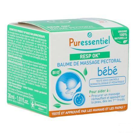 Puressentiel Ademhaling Massagebalsem Baby 30 ml  -  Puressentiel