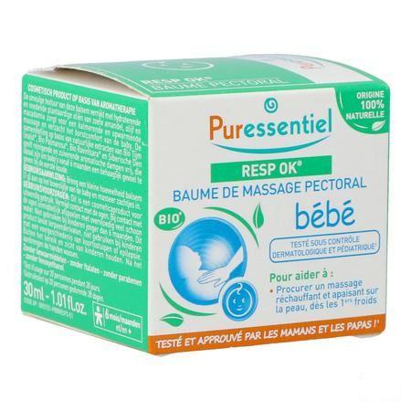 Puressentiel Ademhaling Massagebalsem Baby 30 ml  -  Puressentiel
