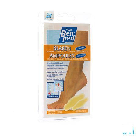 Benped Pleister Blaren Teen-vinger 3xmed. + 3xsmall