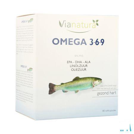 Via Natura Omega 3-6-9 SoftCapsule 80  -  Ocebio