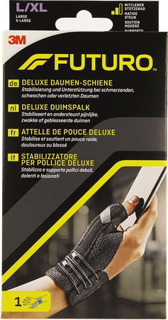 Futuro Deluxe Duimspalk 45844, Zwart Large/extra Large  -  3M